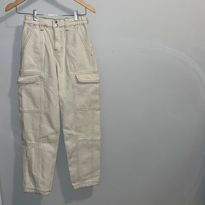 PacSun Bone Cargo Jeans; Size XS (runs large)